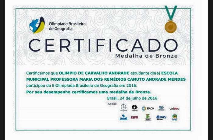 Alunos da rede municipal de ensino se destacam na OBG - Imagem 6