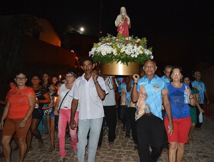 Procissão de abertura dos festejos Sagrado Coração de Jesus  - Imagem 7