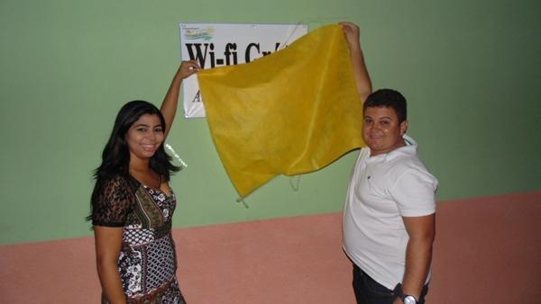 Prefeito Tairo Inaugura rede de internet grátis para a população  - Imagem 1