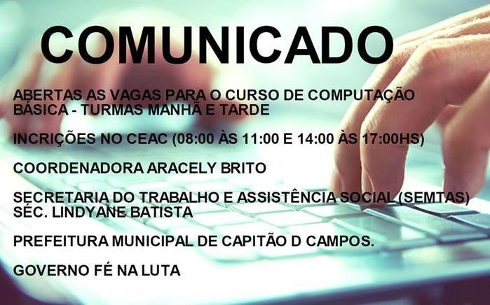 CEAC abre inscrições para cursos, aulas e atividades. - Imagem 1