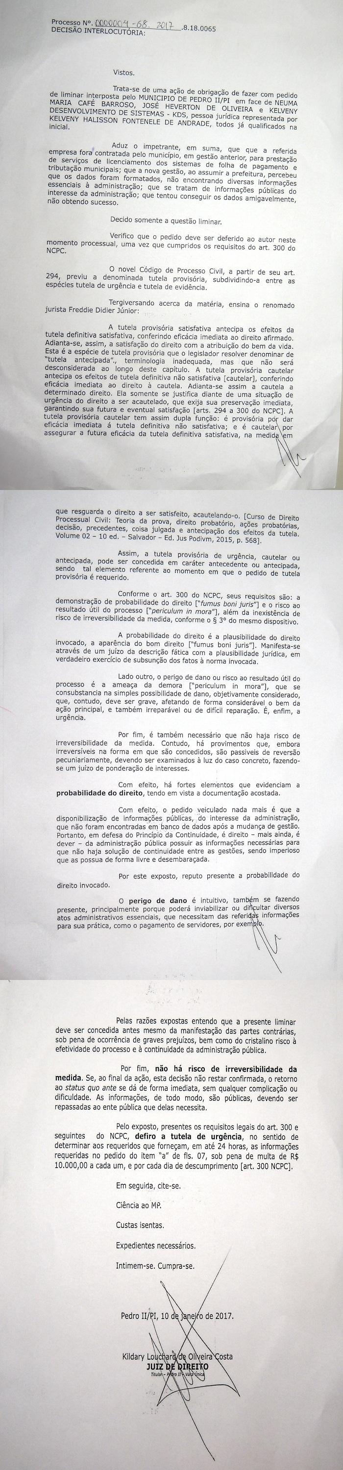 Gestão passada é obrigada devolver informações através de liminar  - Imagem 2