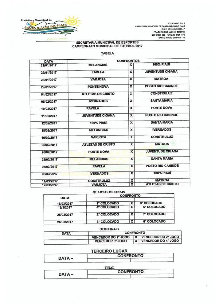 Campeonato municipal de futebol terá início próximo sábado - Imagem 1