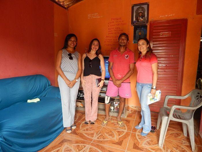 Equipe SEMTAS e CRAS visita famílias. - Imagem 4
