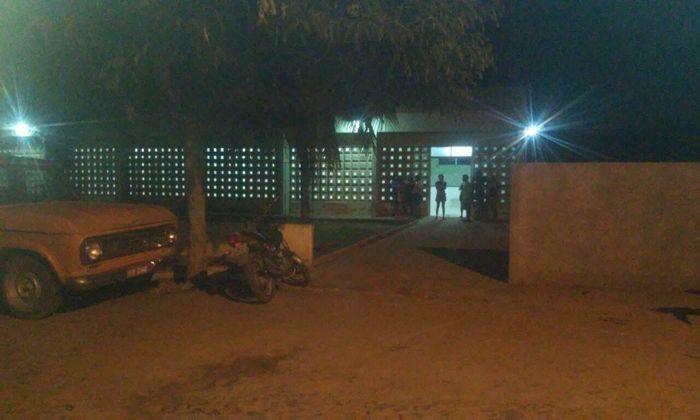 Hospital Lourdes Mota no momento das ocorrências (Crédito: Lucas Andrade)