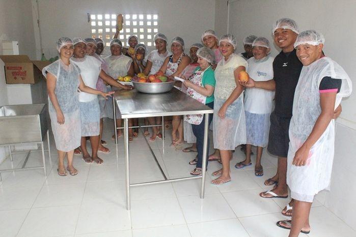 Participantes do Curso de produção de Polpa de frutas (Crédito: José Carlos da Silva)