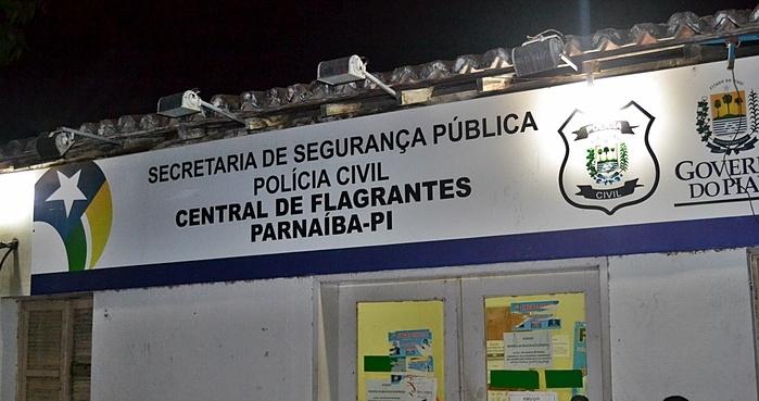 O caso foi encaminhado a Central de Flagrantes de Parnaíba. (Crédito: Kairo Amaral)