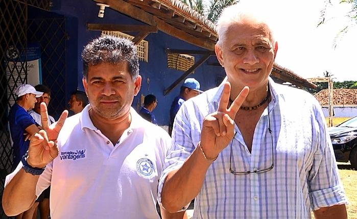 Chapa 2 liderada por Batista Filho (presidente) e Oswaldo Brandão (vice).  (Crédito: Kairo Amaral)
