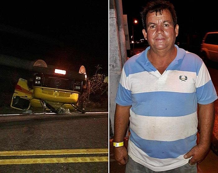 Motorista sofreu ferimentos leves.  (Crédito: Kairo Amaral )