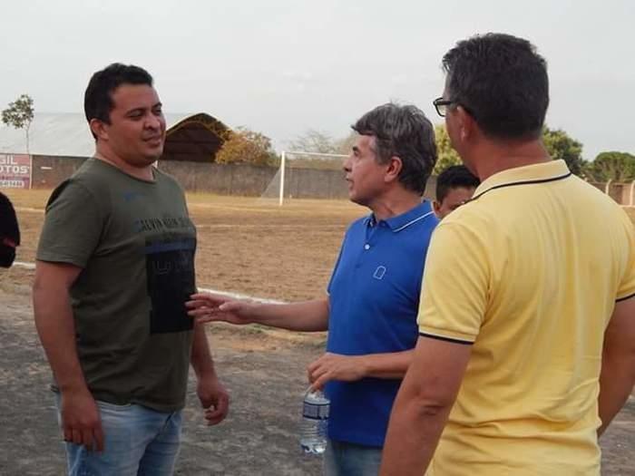 Vereador Eder Carvalho, prefeito João Luiz e vereador Luis Boro (Crédito: Lima Neto)