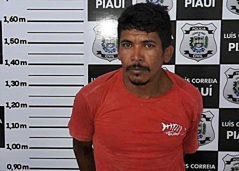 Homem foi preso e deverá ser encaminhado para a Penitenciária de Parnaíba.  (Crédito: Polícia Civil)