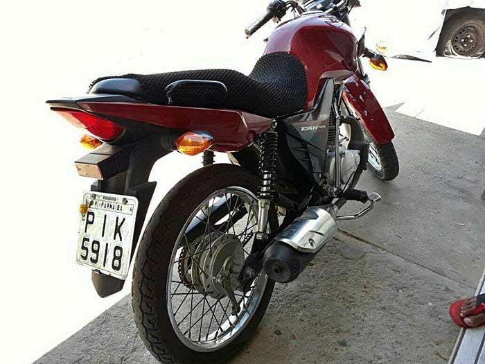 A moto foi recuperada e restituída. (Crédito: Polícia Civil)