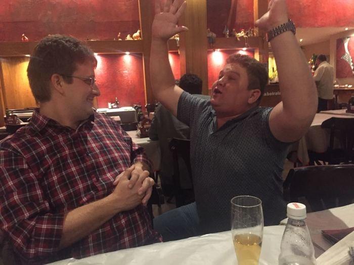 Veja alegria do  TAIRO  prefeito de Santo Inácio.