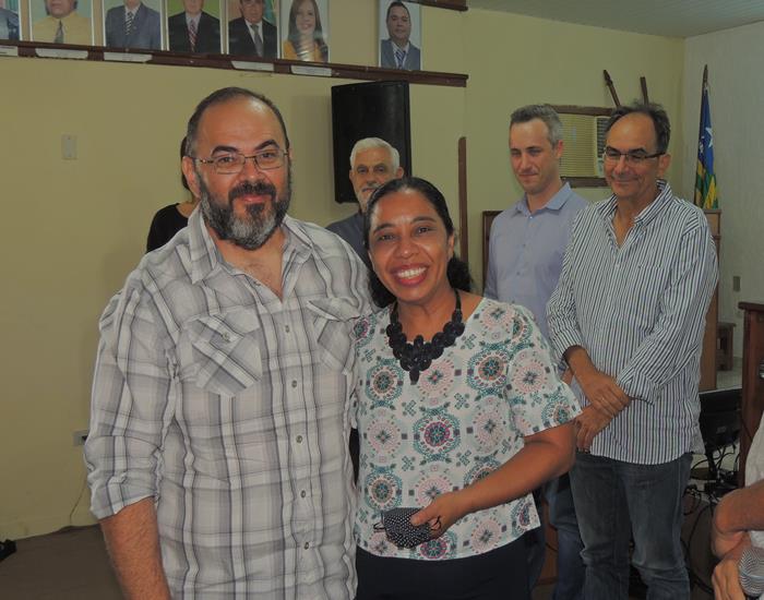 Arquiteto Roberto Leal e Arquiteta Patrícia Mendes (Crédito: Edinardo Pinto )