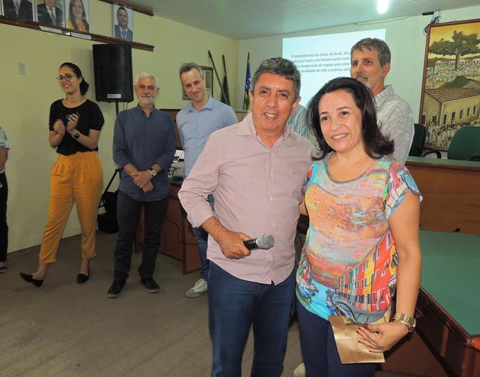 Nogueira eto - CRECI - PI e Secretária de Turismo Rejanete Campelo (Crédito: Edinardo Pinto )