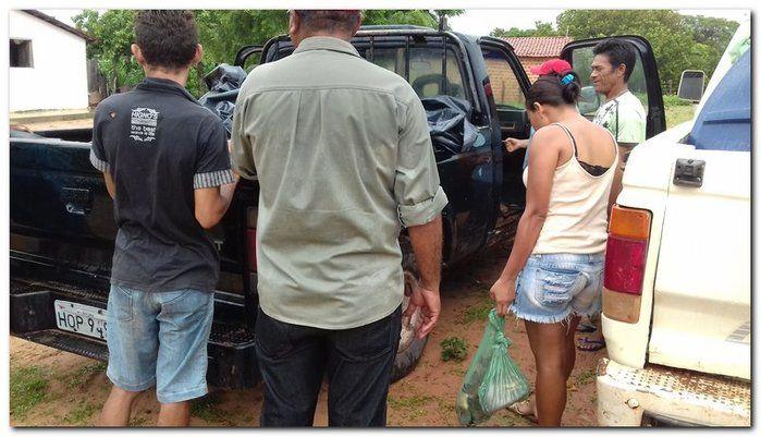 Famílias do Município de Inhuma recebem Cestas com Alimentos - Imagem 54