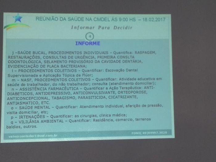 Secretaria Municipal de Saúde realiza reunião em DEL - Imagem 17