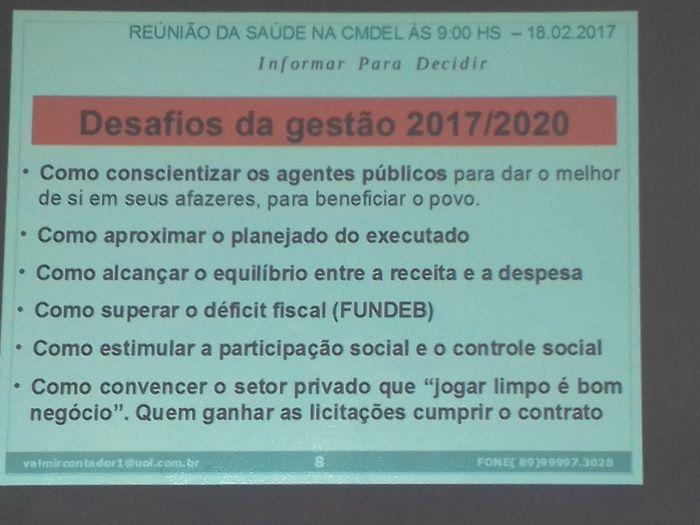 Secretaria Municipal de Saúde realiza reunião em DEL - Imagem 20