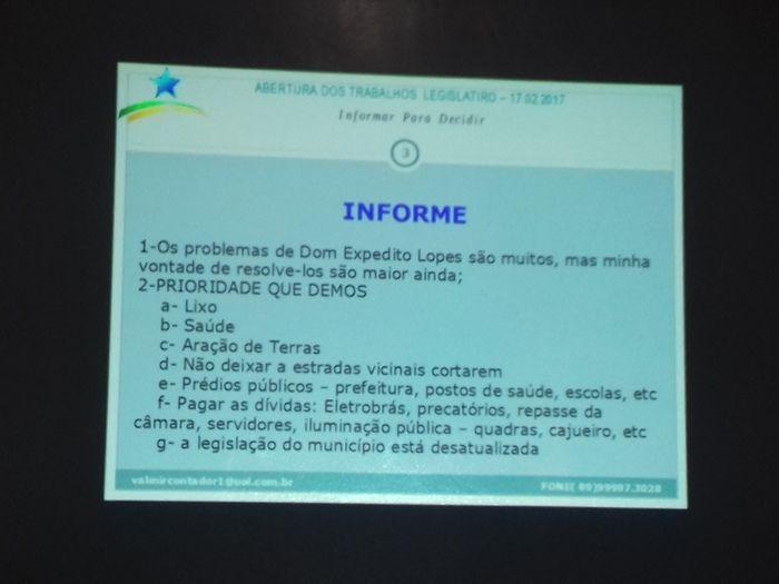 Prefeito Valmir Barbosa abre trabalhos na Câmara Municipal - Imagem 29