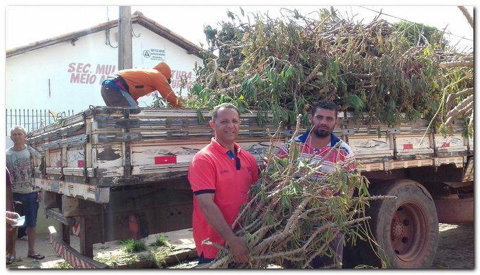 Prefeito Silva Júnior e Sec. Erivan Almondes distribui sementes - Imagem 6