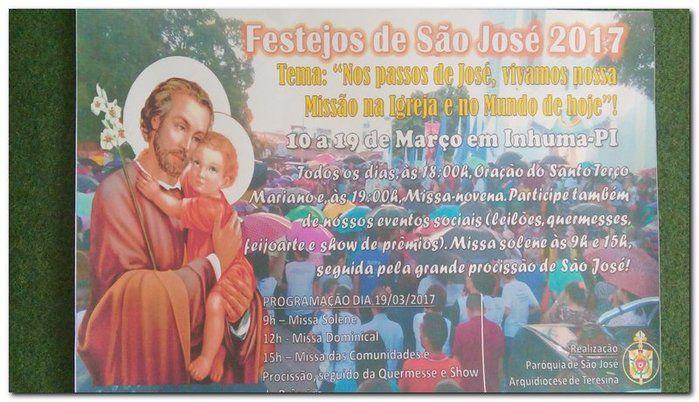 Programação Festejo de São José-Edição 2017 - Imagem 1