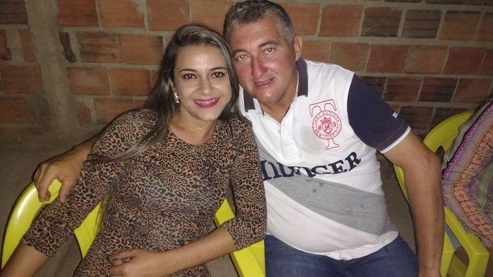 Edilene Lima (Crédito: Josélia organizadora da festa e Nenzão uma grande colaborador do evento)