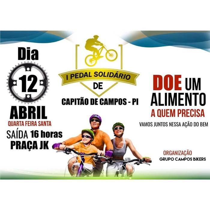 I Pedal Solidário realizado pelo grupo Campos Bikers.  - Imagem 2