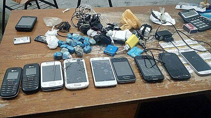 Celulares e drogas são apreendidos na penitenciária de Parnaíba - Imagem 1