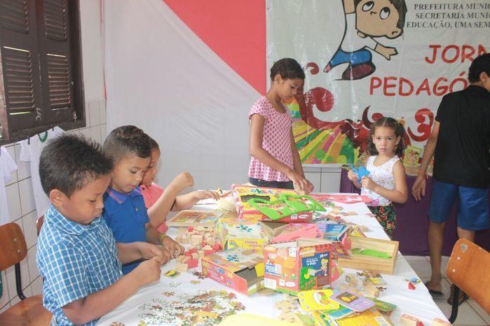 A criançada fez a festa