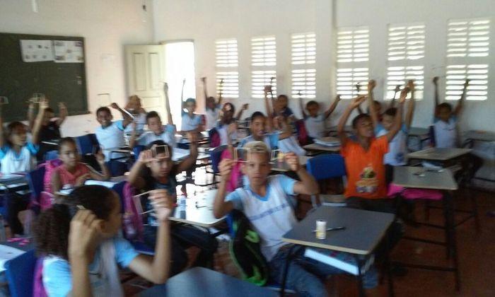 Alunos do 5º ano Participam de aula prática sobre figuras Geométric - Imagem 5