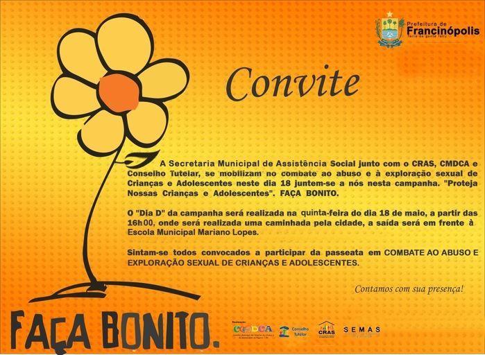 convite à reflexão sobre o abuso sexual de crianças e adolescentes  - Imagem 1