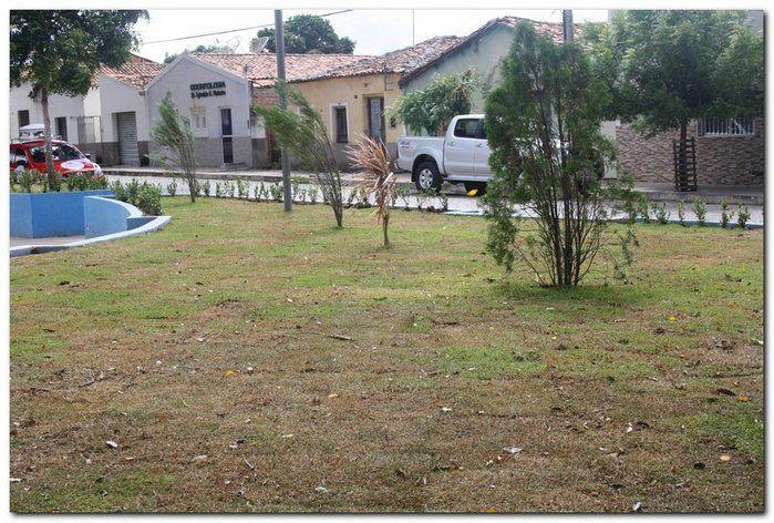 Prefeitura de Inhuma realiza implantação de grama em Praças - Imagem 13