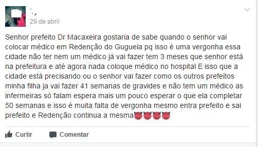 Vereador cobra serviço de atendimento médico Hospitalar em Redenção - Imagem 2
