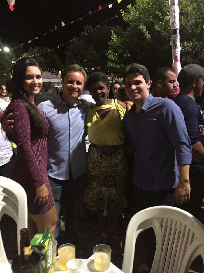 Taty Girl e Léo Cachorrão animaram a festa de 80 anos de São Pedro do Piauí (Crédito: Adriano Sousa)
