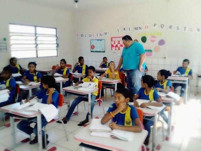 Secretário municipal de educação acompanha a execução do programa Novo Mais Educação (Crédito: Secretaria Municipal de educação)