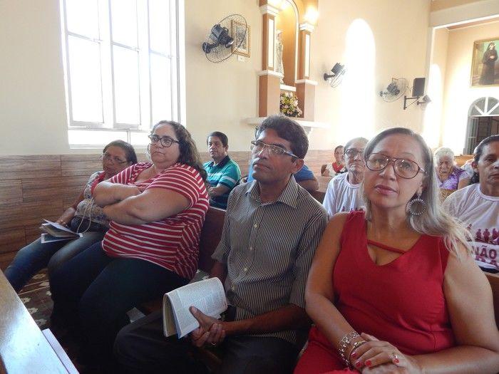 Vereador Ernando Mariano,sua esposa Charliene e Leopoldina Cipriano 