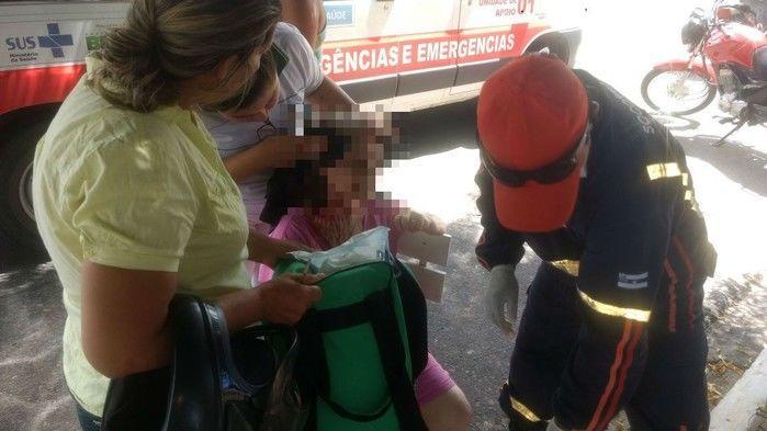 Avó do acusado também sofreu ferimentos (Crédito: Kairo Amaral)