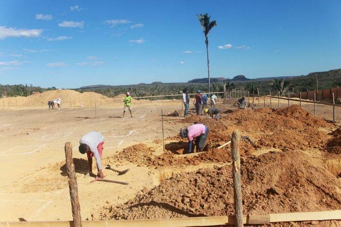 Obras foram retomadas na gestão do prefeito Reginaldo Júnior