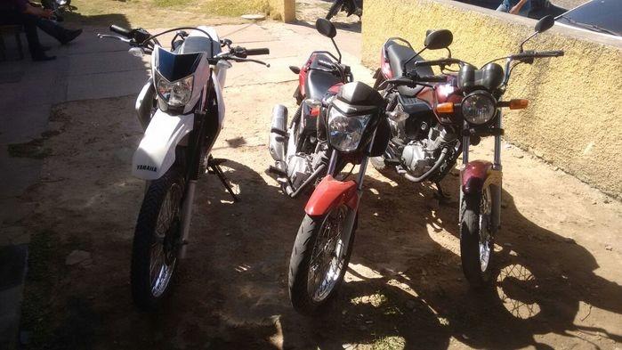 Motos apreendidas (Crédito: Kairo Amaral)