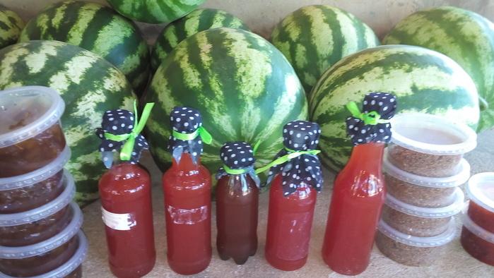 produtos derivados da melancia (Crédito: Tony Sobrinho)