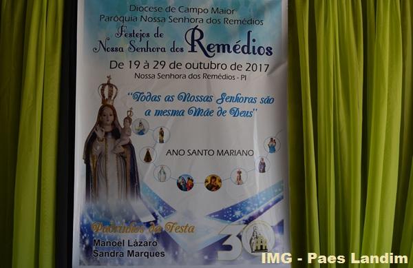 Cartaz Festa da Padroeira (Crédito: Paes Landim)