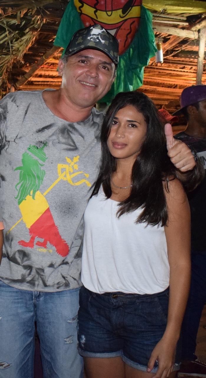 Luiz Ribeiro e sua Esposa Railana (Crédito: Wagner Medeiros e Aristeu)