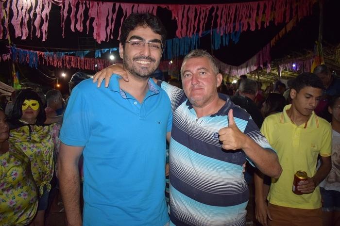 Vice-Prefeito de Bacabal Florêncio Neto e Nenzão (Crédito: Wagner Medeiros)
