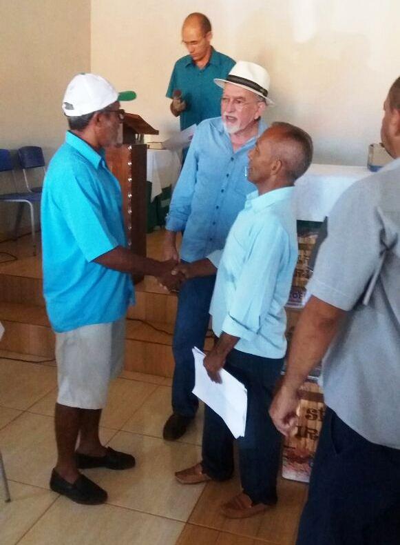 Dé Correa, B Sá e o Agricultor Mundico de Rosália (Crédito: Francisco Macedo)