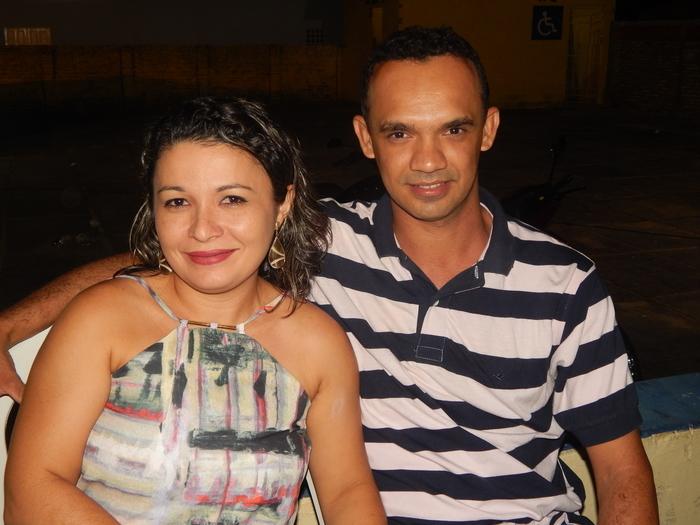 Fábio Roberto e sua namorada Professora Erislene Castro