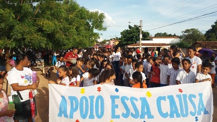 Caminhada  (Crédito: Ronaldo Figueiredo )