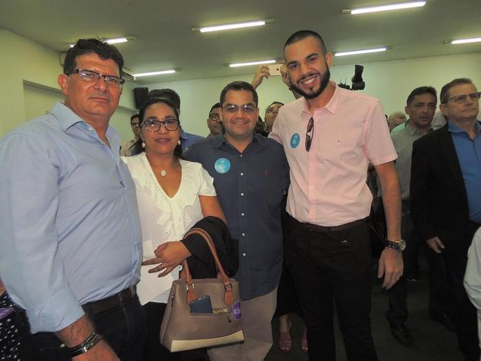 Edinaldo Gomes, Professora Ana Jaira e o consultor da Universidade Cruzeiro do Sul Arthur Hens  (Crédito: Edinardo Pinto )