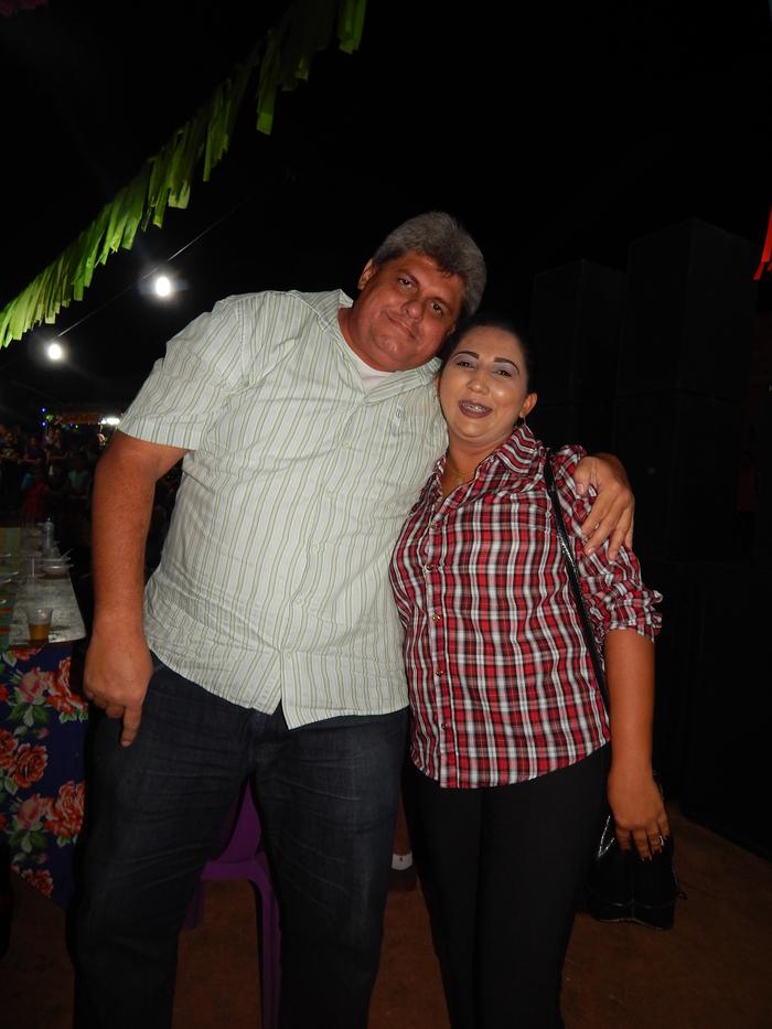 Valdinar Mariano com a Vereadora Erislene Monteiro