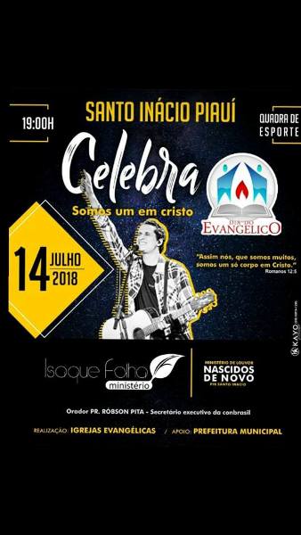 Dia do Evangélico será realizado neste sábado dia 14 de julho    - Imagem 1