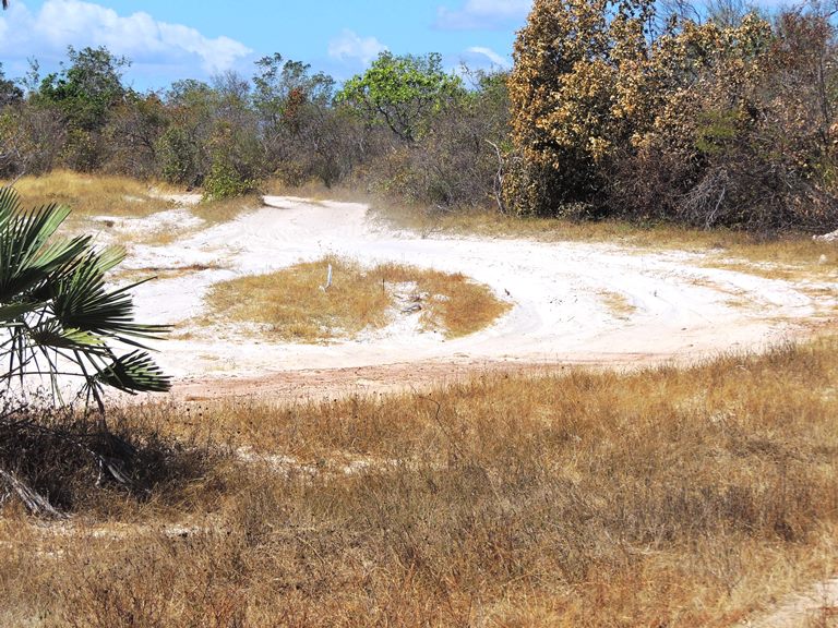 Um dos atoleiros (antes) (Crédito: Edinardo Pinto )