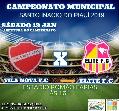 Uniformes para o campeonato municipal 2019 são apresentados durante evento